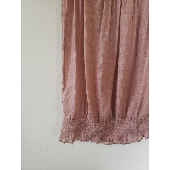 Mine Womens Top Cami Tank Lace Gauzy Whimsygoth Romantic Y2k Vintage  S - Picture 11 of 13